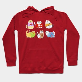 Pack 6 cutes Hoodie